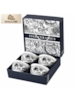 SINGULARE - CONJUNTO DE TIGELAS ESTILO ORIENTAL BOÊMIO - FINE CERAMICS BLACK