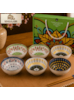 SINGULARE - CONJUNTO DE TIGELAS ESTILO ORIENTAL BOÊMIO - TABLE WARE V2