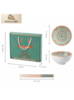 SINGULARE - CONJUNTO DE TIGELAS ESTILO ORIENTAL BOÊMIO - TABLE WARE V3