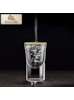 SINGULARE - COPO DE CRISTAL PARA LICOR 15 ML COM BORDA DOURADA