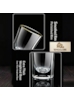 SINGULARE - COPO DE CRISTAL PARA LICOR 15 ML COM BORDA DOURADA