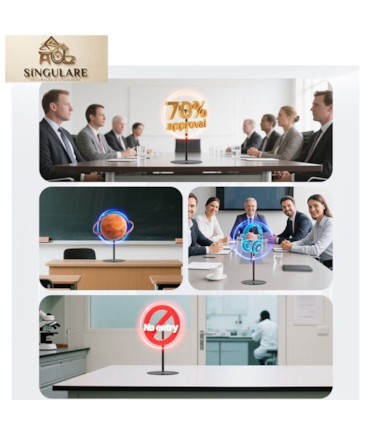 SINGULARE - PROJETOR HOLOGRÁFICO 3D HOLODESK SINGULARE - PROJETOR HOLOGRÁFICO 3D HOLODESK