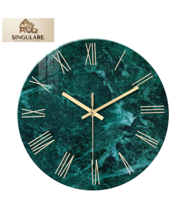 SINGULARE - RELÓGIO MODERNO DE PAREDE - JADE IMPERIAL - BL183