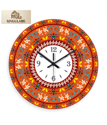 SINGULARE - RELÓGIO MODERNO DE PAREDE - MANDALA SOLAR - BL230