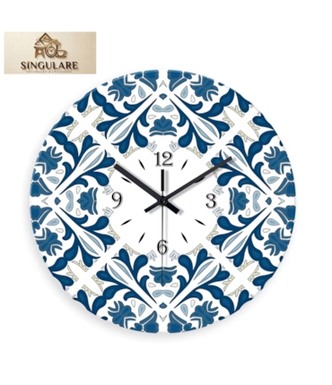 SINGULARE - RELÓGIO MODERNO DE PAREDE - ROYAL BLUE - BL233