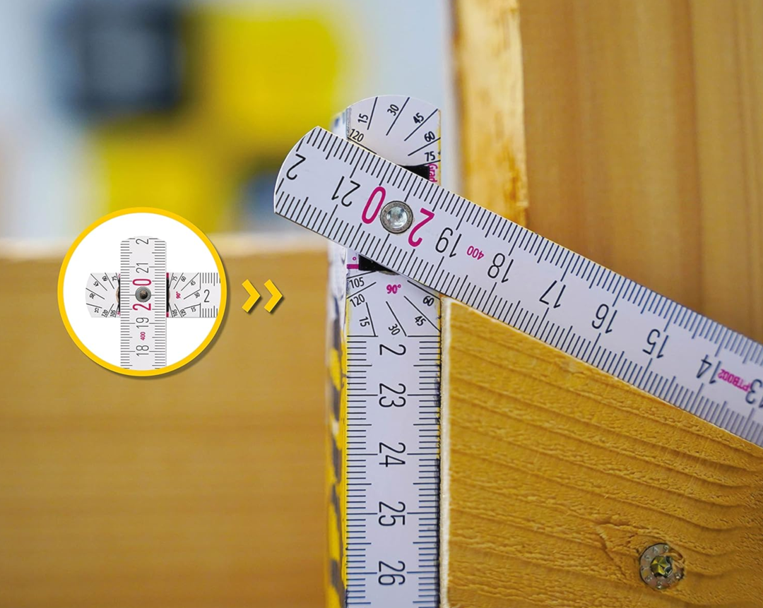 2 Meter Folding Ruler Stabila 14555 Metro Folding Ruler – 2 Meter ...