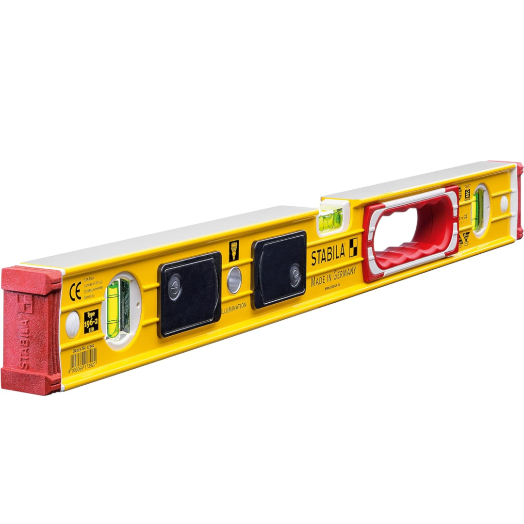 STABILA - NÍVEL 196-2 LED SERIES SPIRIT LEVEL 61 CM - 17392