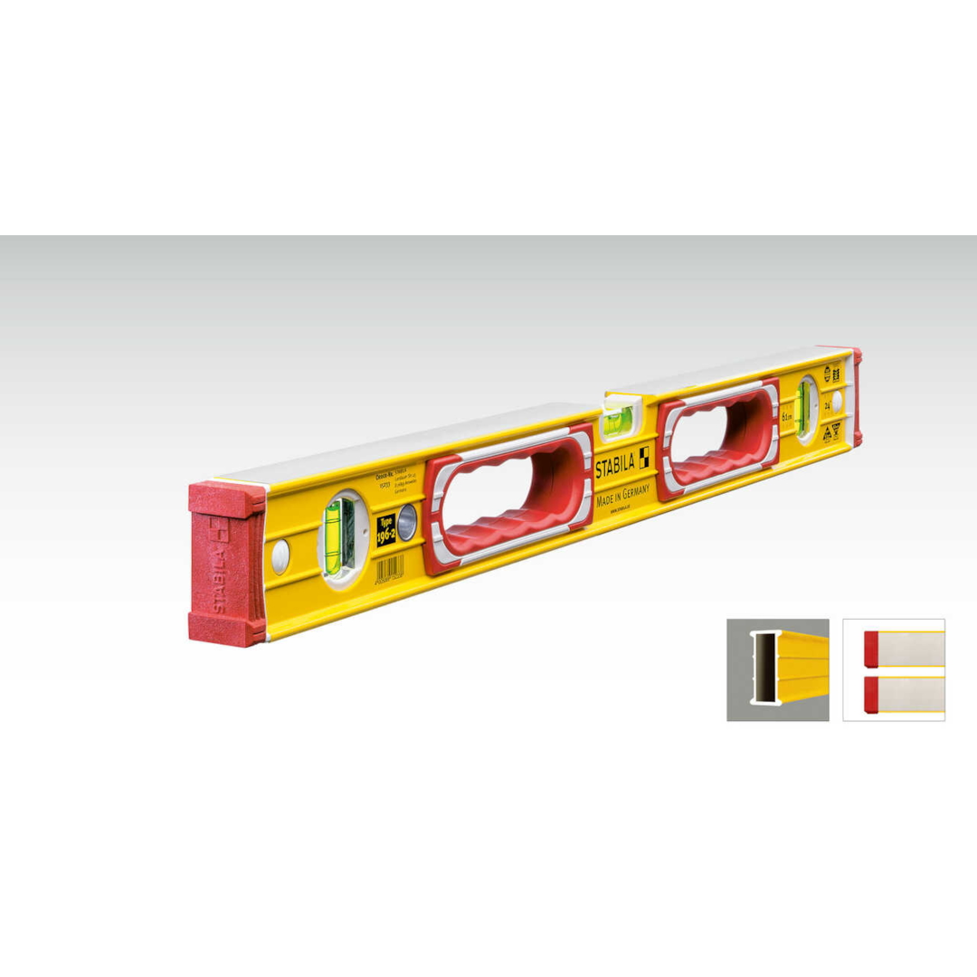 STABILA - NÍVEL 196-2 SERIES SPIRIT LEVEL 100 CM - 15235