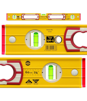 STABILA - NÍVEL 196-2 SERIES SPIRIT LEVEL 61 CM - 15233