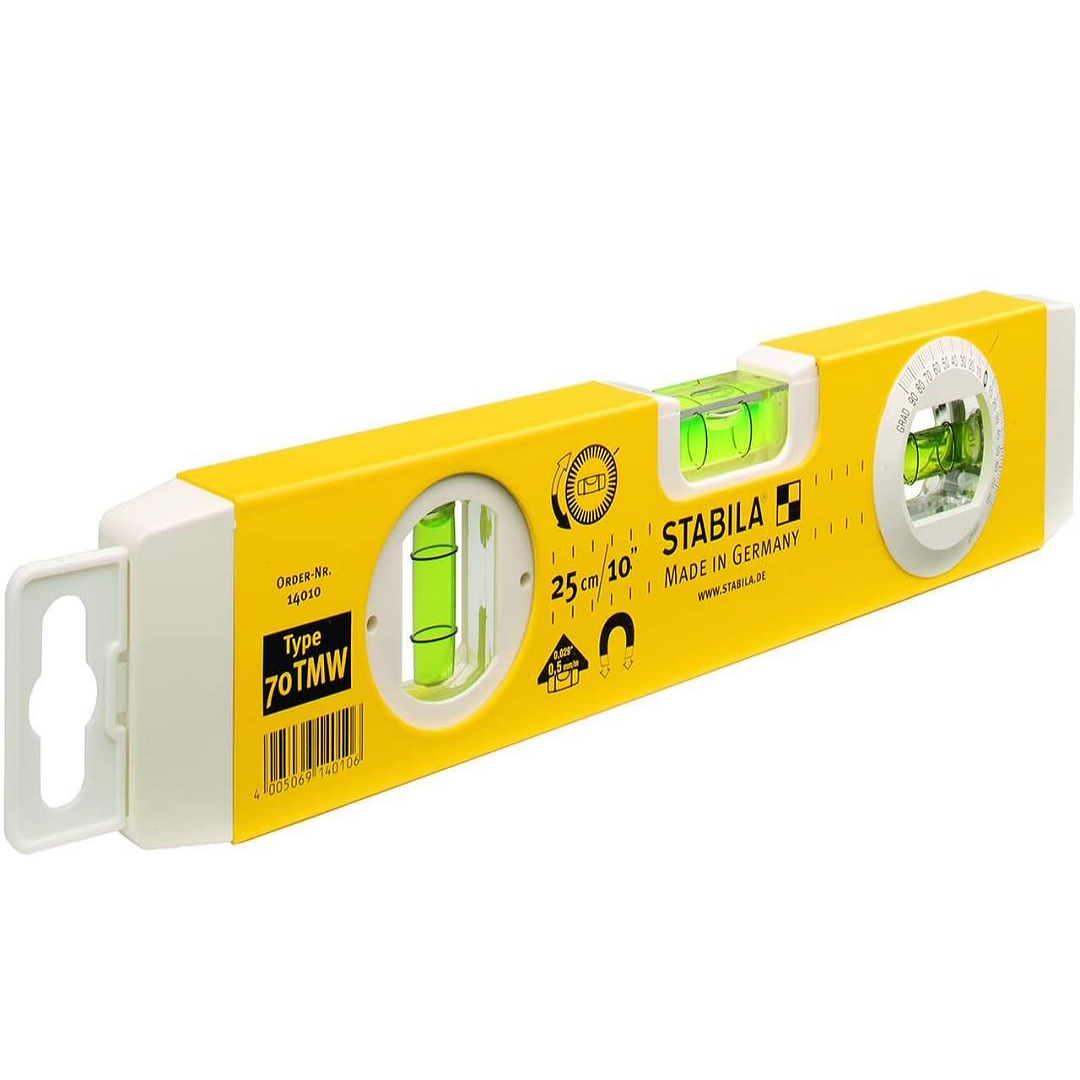 STABILA - NÍVEL 70TMW SERIES SPIRIT LEVEL 25 CM - 14010