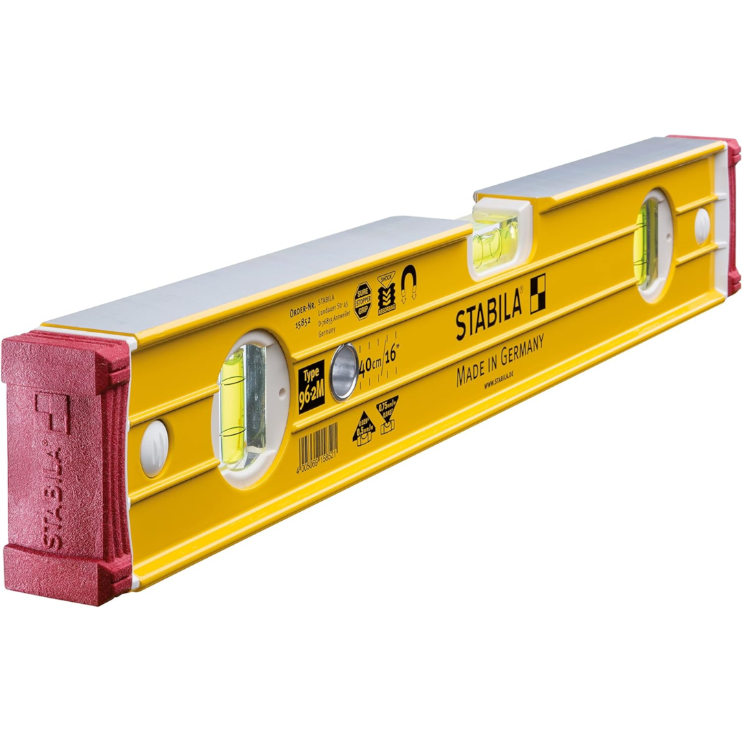 STABILA - NÍVEL 96-2M SERIES SPIRIT LEVEL MAGNÉTICO 40 CM - 15852 ...