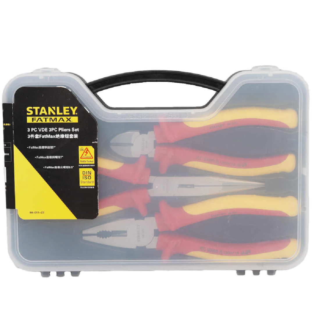 STANLEY - CONJUNTO DE ALICATES - 3 PEÇAS