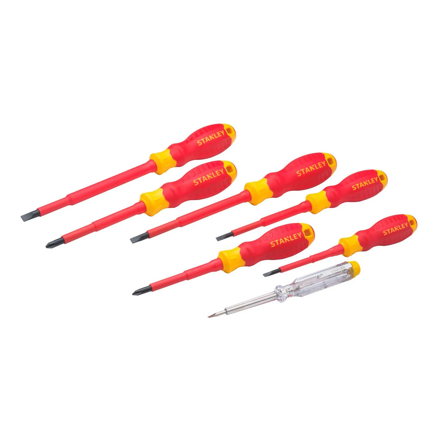 STANLEY - CONJUNTO DE CHAVES DE FENDA E PHILLIPS - 7 PEÇAS - Tools BR