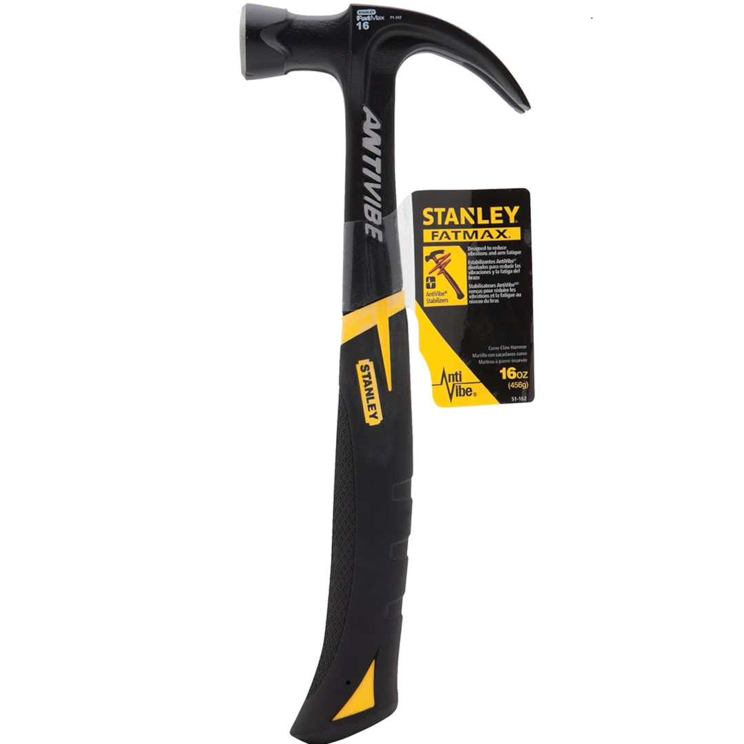 STANLEY - MARTELO INGLÊS 51-162 - FATMAX XTREME ANTIVIBE RIP CLAW - 16 Oz