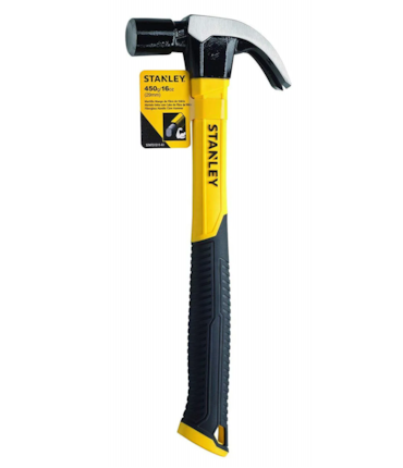 STANLEY - MARTELO UNHA COM CABO FIBRA DE VIDRO - 16 OZ