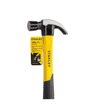 STANLEY - MARTELO UNHA COM CABO FIBRA DE VIDRO - 7 OZ