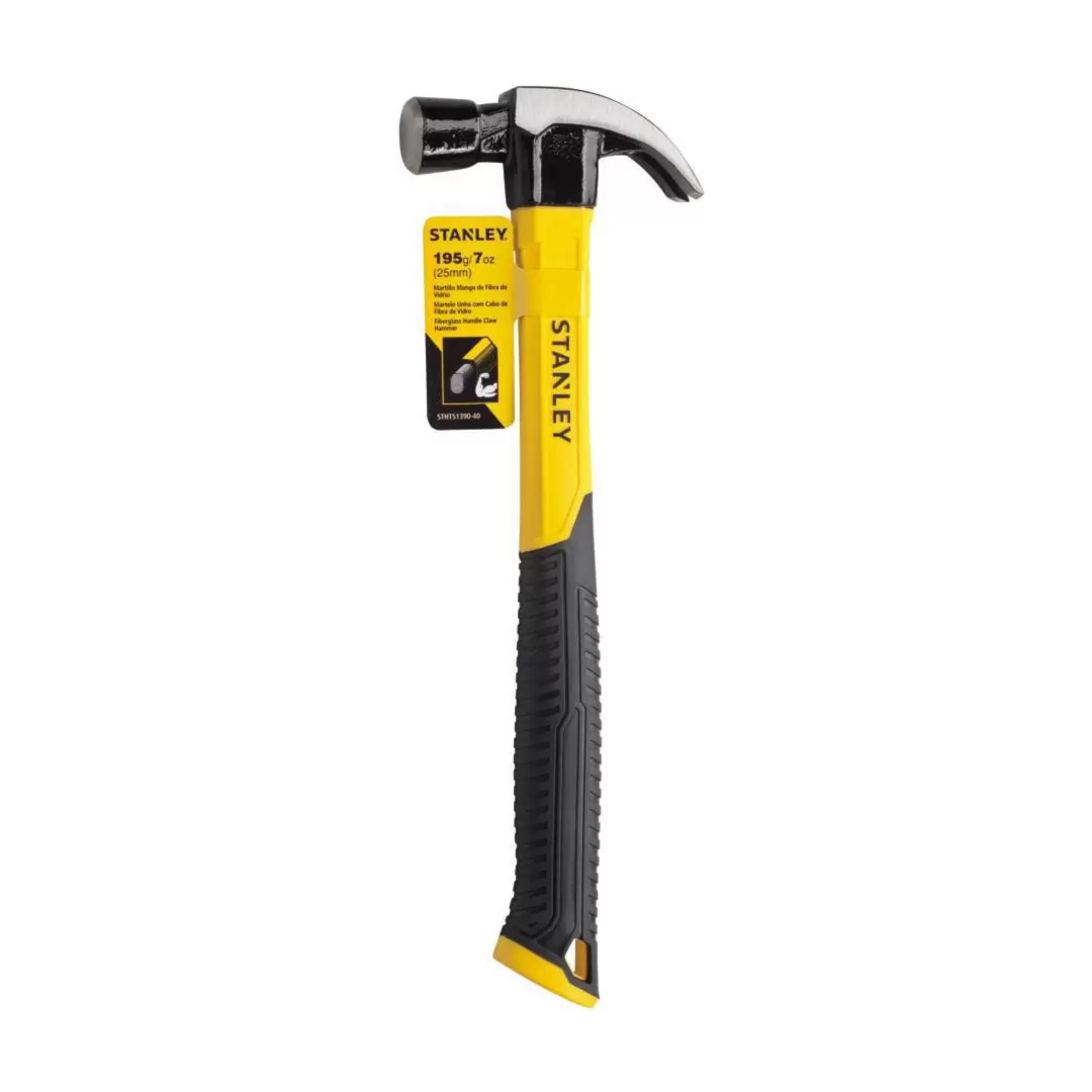 STANLEY - MARTELO UNHA COM CABO FIBRA DE VIDRO - 7 OZ