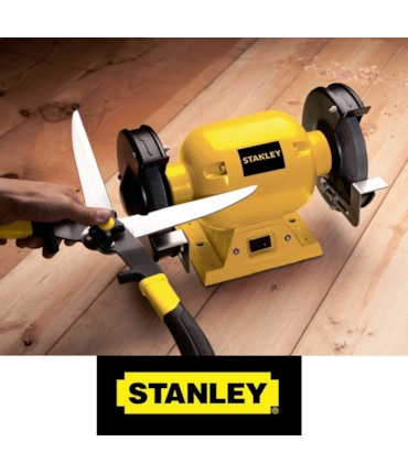 STANLEY - MOTO ESMERIL DE BANCADA 1/2 HP PARA REBOLO DE 6" x 5/8" - STGB3715 STANLEY - MOTO ESMERIL DE BANCADA 1/2 HP PARA REBOLO DE 6" x 5/8" - STGB3715