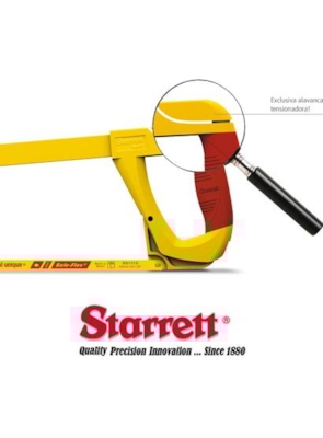 Starrett - Arco de Serra Heavy-Duty - Extra-Tensão Nº 145 - cabo fechado Starrett - Arco de Serra Heavy-Duty - Extra-Tensão Nº 145 - cabo fechado