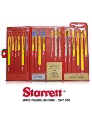 STARRETT - JOGO COM 19 LAMINAS DE SERRA TICO-TICO - BU4 STARRETT - JOGO COM 19 LAMINAS DE SERRA TICO-TICO - BU4