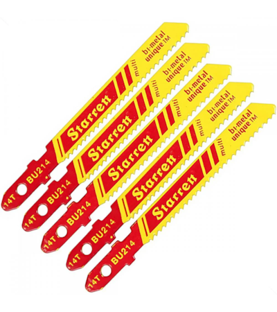 STARRETT - JOGO COM 5 LAMINAS BIMETAL PARA SERRA TICO-TICO - BU214