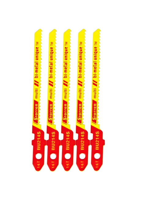 STARRETT - JOGO COM 5 LAMINAS BIMETAL PARA SERRA TICO-TICO - BU214S