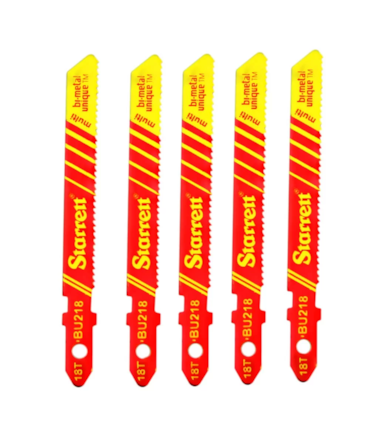 STARRETT - JOGO COM 5 LAMINAS BIMETAL PARA SERRA TICO-TICO - BU218