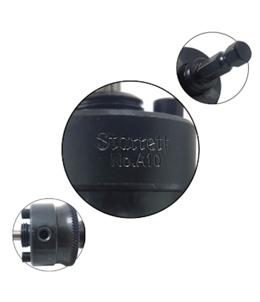 STARRETT - SUPORTE COM BROCA EXTENDIDA PARA SERRA COPO - A10-E STARRETT - SUPORTE COM BROCA EXTENDIDA PARA SERRA COPO - A10-E