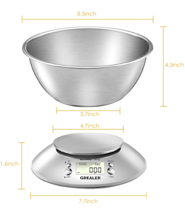 STEEL - BALANÇA DIGITAL PARA COZINHA