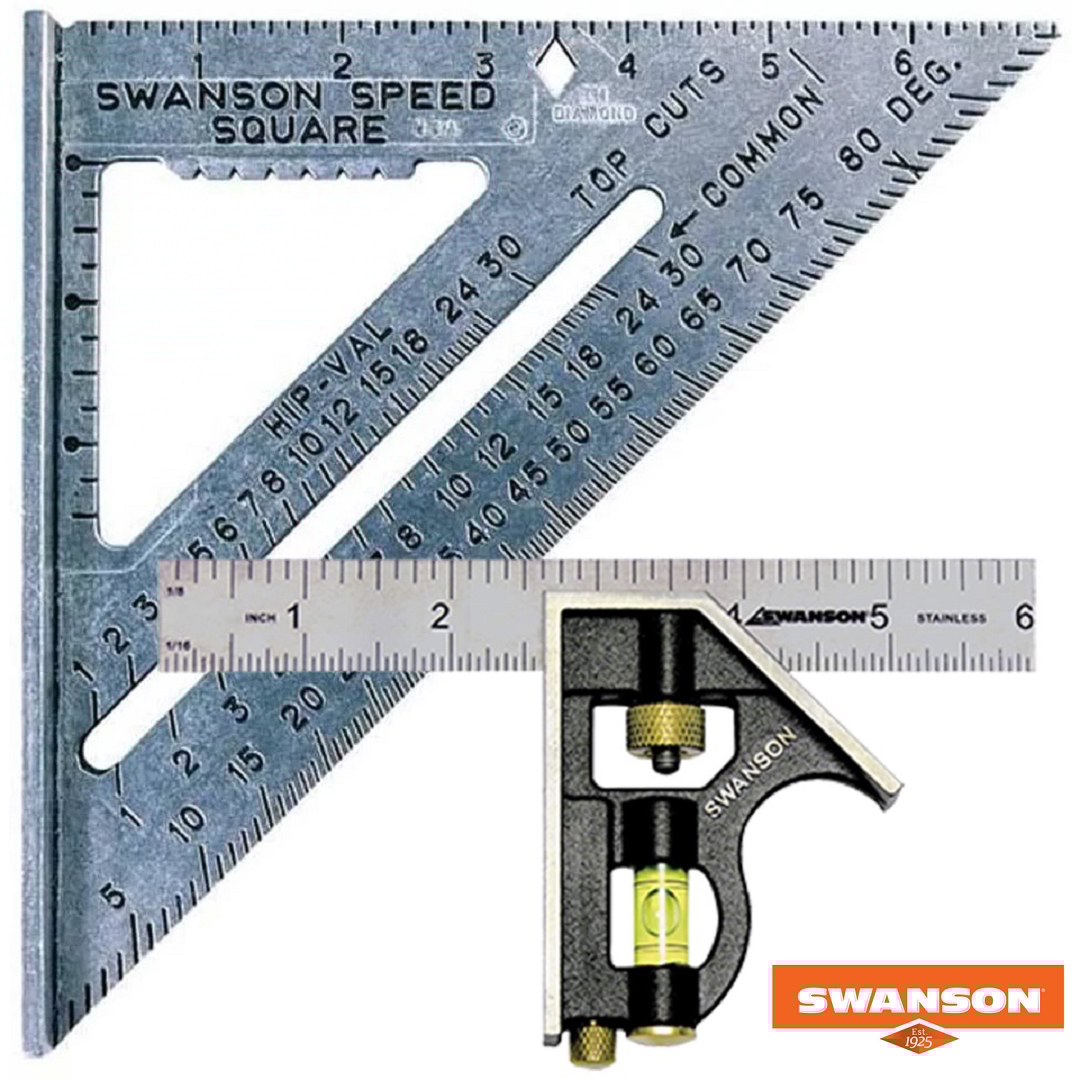 SWANSON - COMBO DE ESQUADROS - SPEED E COMBINADO