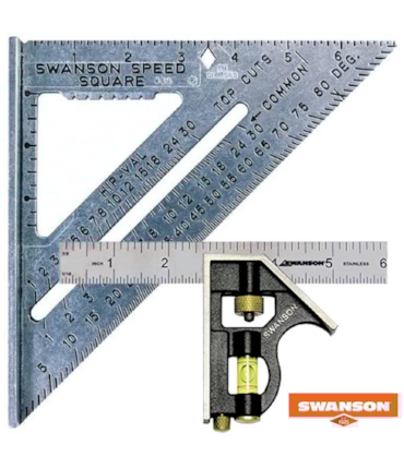 SWANSON - COMBO DE ESQUADROS - SPEED E COMBINADO SWANSON - COMBO DE ESQUADROS - SPEED E COMBINADO