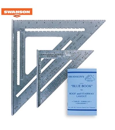 SWANSON - COMBO KIT ESQUADROS - 7 e 12 POLEGADAS - SW1201K