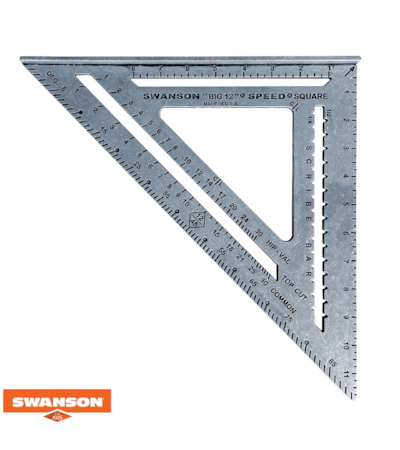 SWANSON - ESQUADRO 12 POLEG. COM SUPORTE