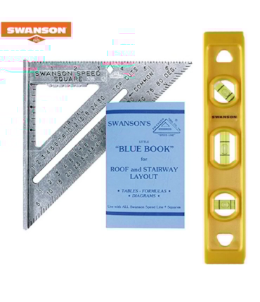 SWANSON - ESQUADRO 7 POLEGADAS COM BLUE BOOK E NIVEL TORPEDO SWANSON - ESQUADRO 7 POLEGADAS COM BLUE BOOK E NIVEL TORPEDO