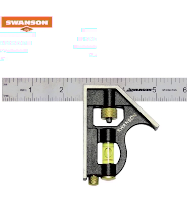 SWANSON - ESQUADRO COMBINADO - 15 CM - BLACK SWANSON - ESQUADRO COMBINADO - 15 CM - BLACK