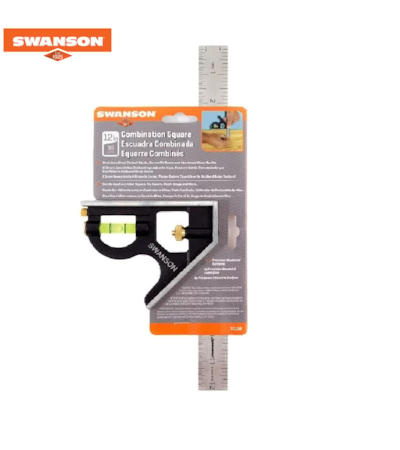 SWANSON - ESQUADRO COMBINADO - 30 CM - BLACK