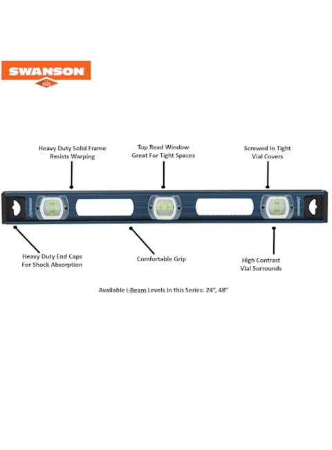 Swanson Tool LLA001 4-Inch Aluminum Line Level