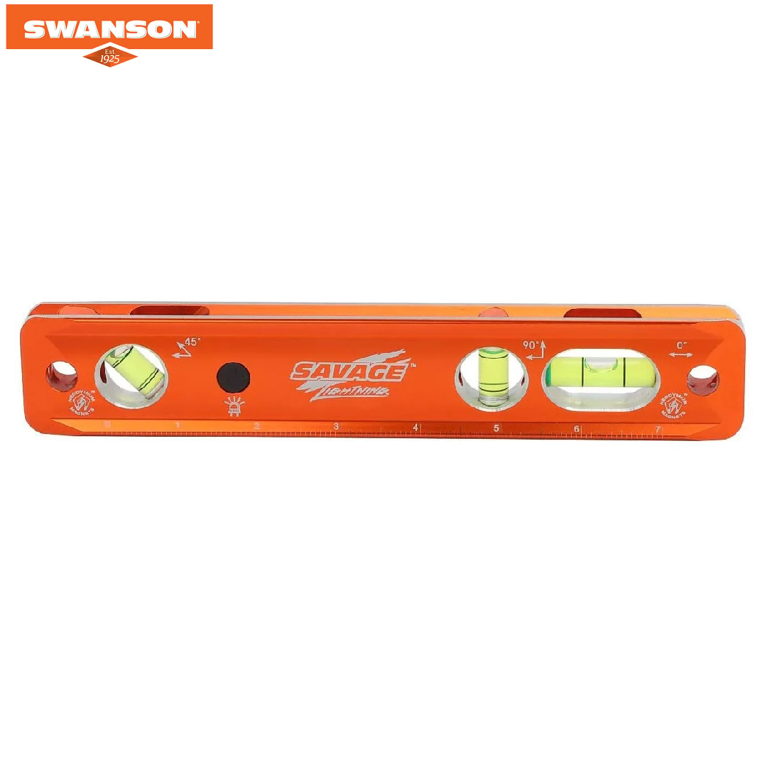 SWANSON - NÍVEL TORPEDO MAGNÉTICO COM LED - 9 POL.