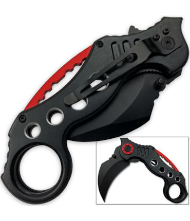 TAC-FORCE - CANIVETE BLACK KARAMBIT - TF578