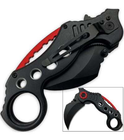 TAC-FORCE - CANIVETE BLACK KARAMBIT - TF578