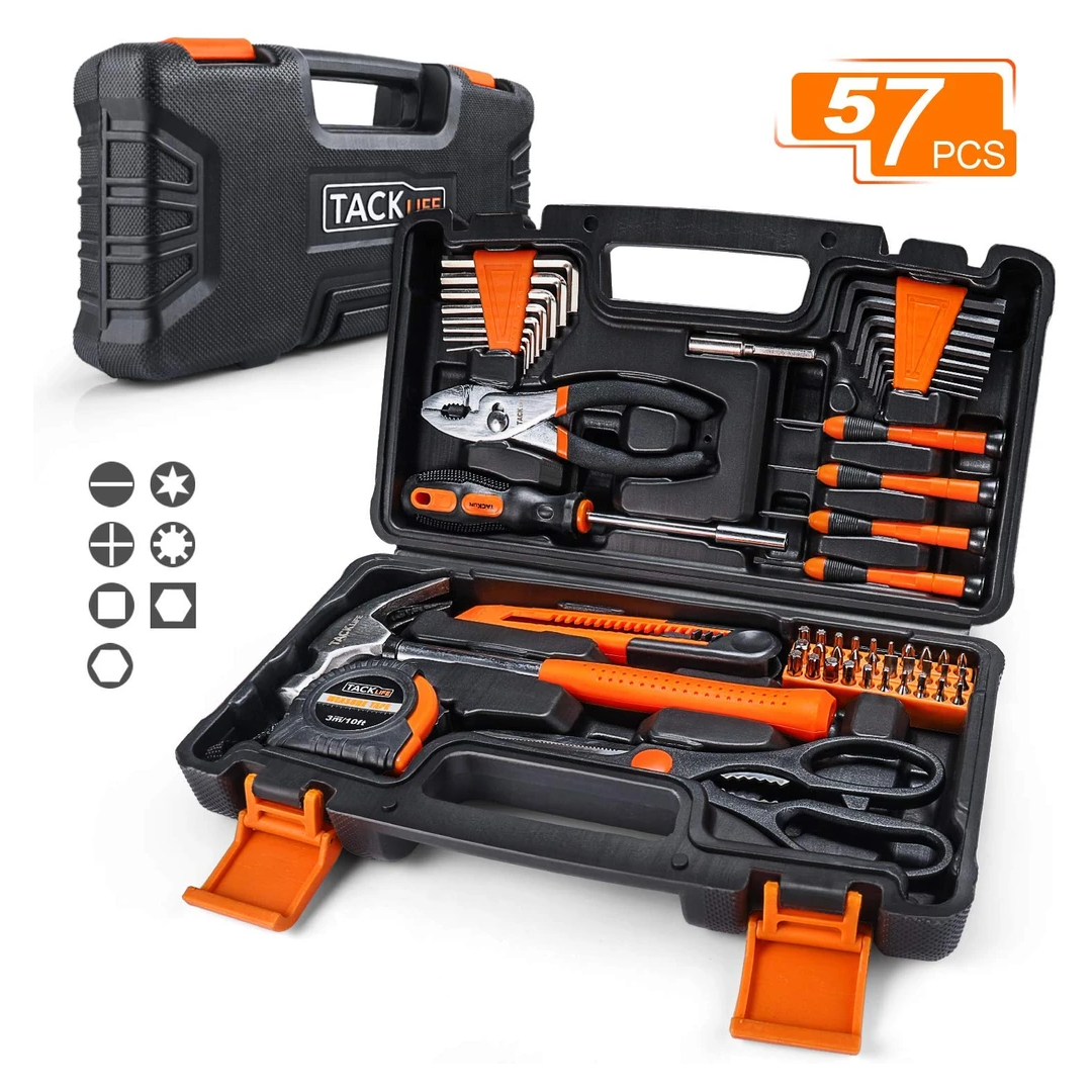 TACKLIFE - KIT DE FERRAMENTAS - 57 PEÇAS