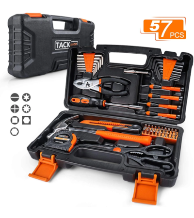 TACKLIFE - KIT DE FERRAMENTAS - 57 PEÇAS