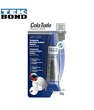 TEKBOND - COLA TUDO ADESIVO MULTIUSO - 20G TEKBOND - COLA TUDO ADESIVO MULTIUSO - 20G