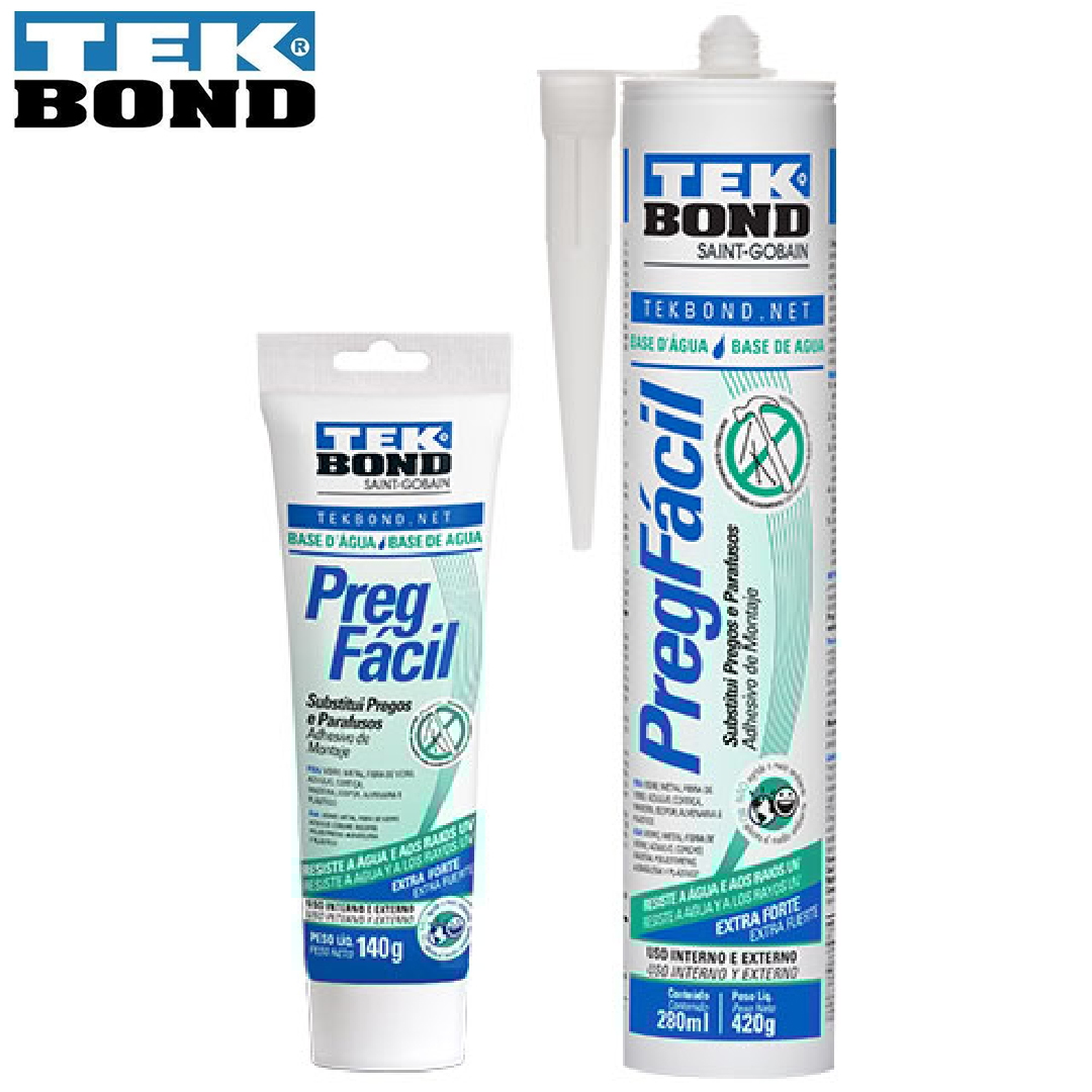 TEKBOND - COMBO PREG FÁCIL ADESIVO A BASE D’ÁGUA
