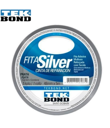 TEKBOND - FITA SILVER - 5 METROS TEKBOND - FITA SILVER - 5 METROS