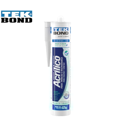 TEKBOND - SELADOR DE TRINCAS ADESIVO ACRÍLICO A BASE D’ÁGUA - 280ML TEKBOND - SELADOR DE TRINCAS ADESIVO ACRÍLICO A BASE D’ÁGUA - 280ML