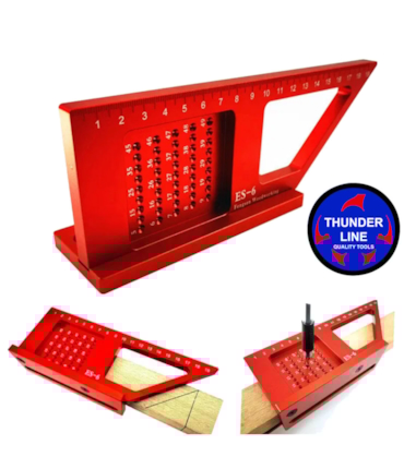 THUNDERLINE - ESQUADRO 3D - TIPO JAPONÊS - EM ALUMÍNIO ANODIZADO THUNDERLINE - ESQUADRO 3D - TIPO JAPONÊS - EM ALUMÍNIO ANODIZADO