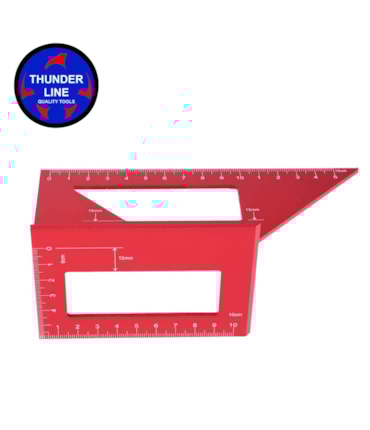 THUNDERLINE - ESQUADRO 3D - TIPO JAPONÊS - EM ALUMÍNIO ANODIZADO THUNDERLINE - ESQUADRO 3D - TIPO JAPONÊS - EM ALUMÍNIO ANODIZADO