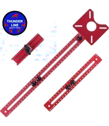 THUNDERLINE - GUIA DE CORTE PARA TUPIAS REFILADORAS THUNDERLINE - GUIA DE CORTE PARA TUPIAS REFILADORAS