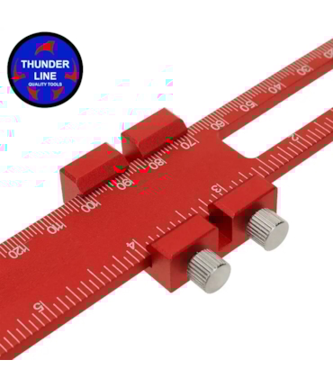 THUNDERLINE - RÉGUA DE BOLSO COM LIMITADOR THUNDERLINE - RÉGUA DE BOLSO COM LIMITADOR